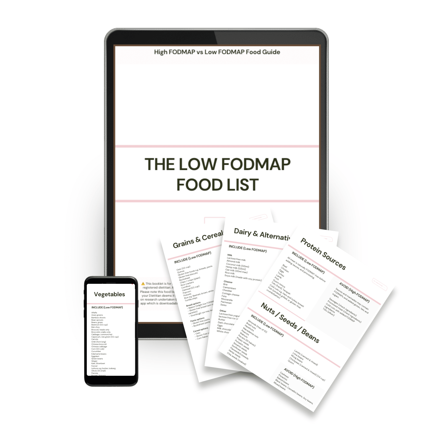 Low FODMAP Food List - My Dietitian Clinic Resources