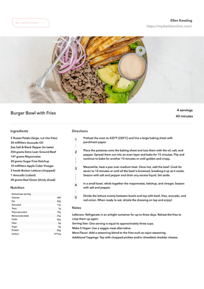 25 Meal Prep Dinner Recipes - My Dietitian Clinic Resources