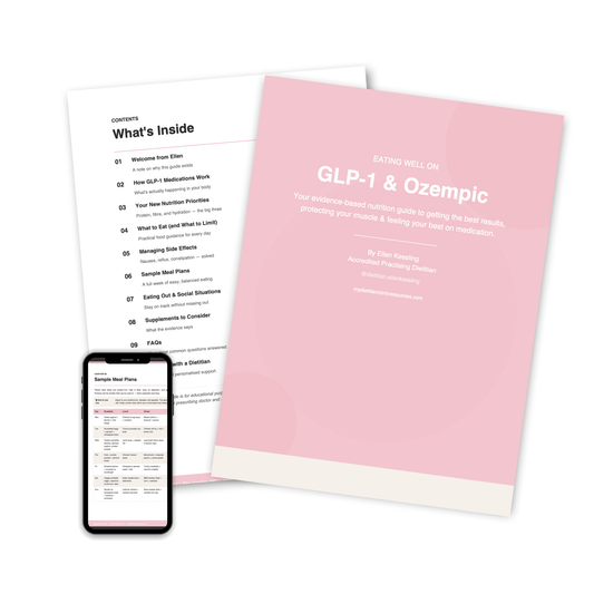 Eating Well on GLP-1 & Ozempic — A Dietitian's Guide - My Dietitian Clinic Resources