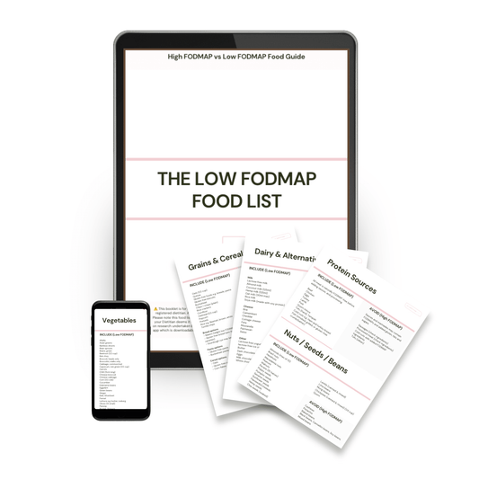 Low FODMAP Food List - My Dietitian Clinic Resources